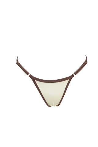 MIAMI Adjustable Thong Vanilla Cream