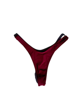 CAPRI Thong Bikini bottoms cheeky dark red