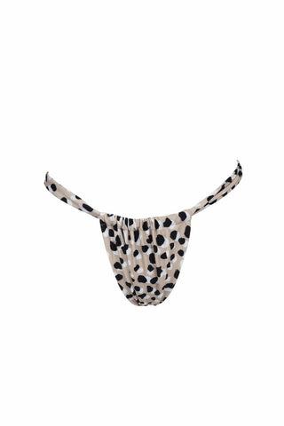 Cheetah cheeky swimwear bottom adjustable style