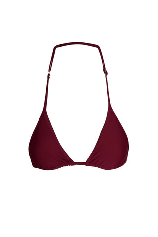 MIAMI Adjustable Bikini Top Sangria